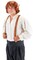 The Costume Center Red Bilbo baggings Men Adult Wig Costume Accessory